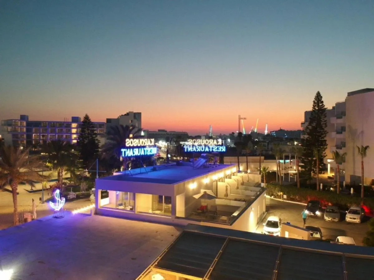 Lägenhetshotell Karousos Beach Rooms Ayia Napa Cypern